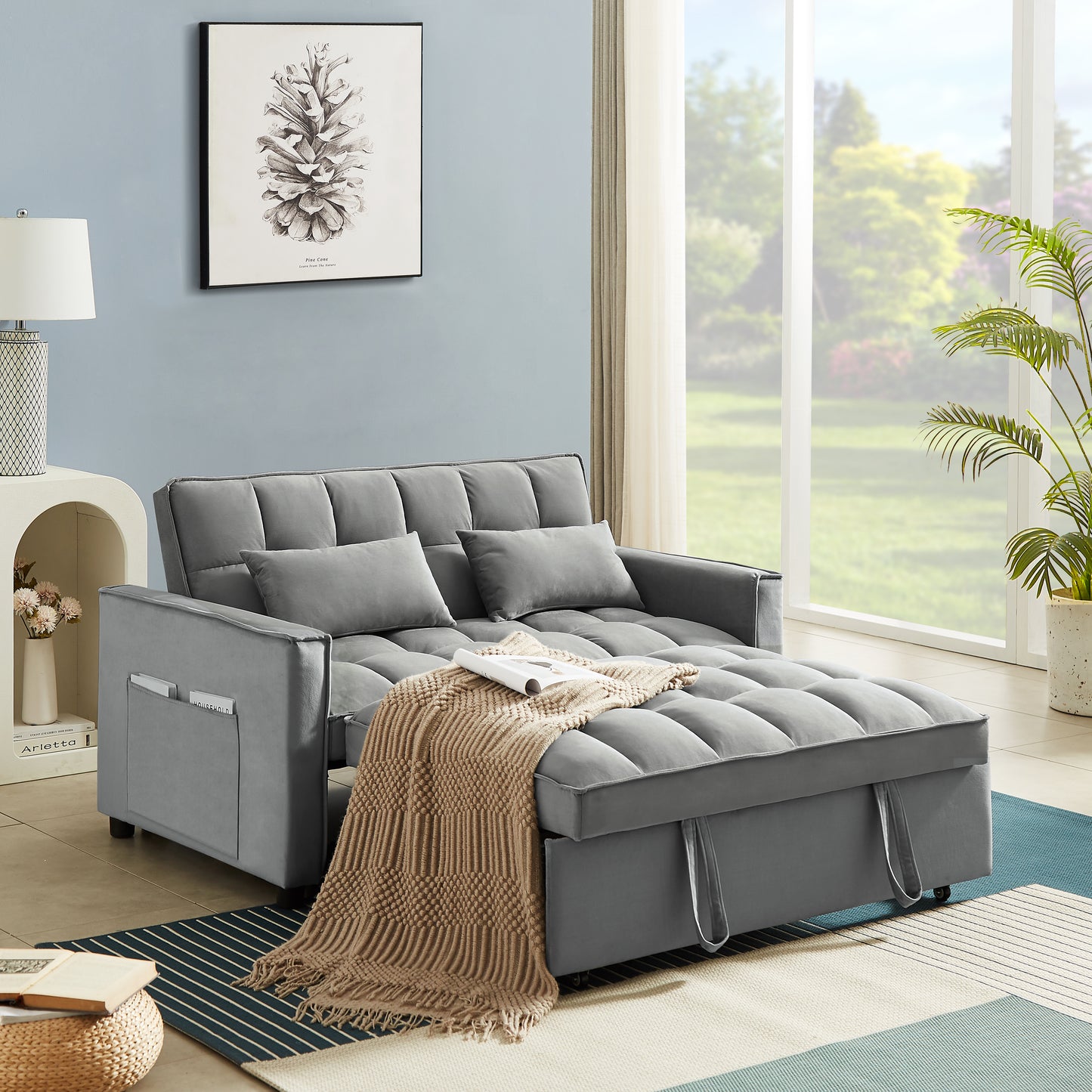 2179 VEŁVET velvet sofa bed