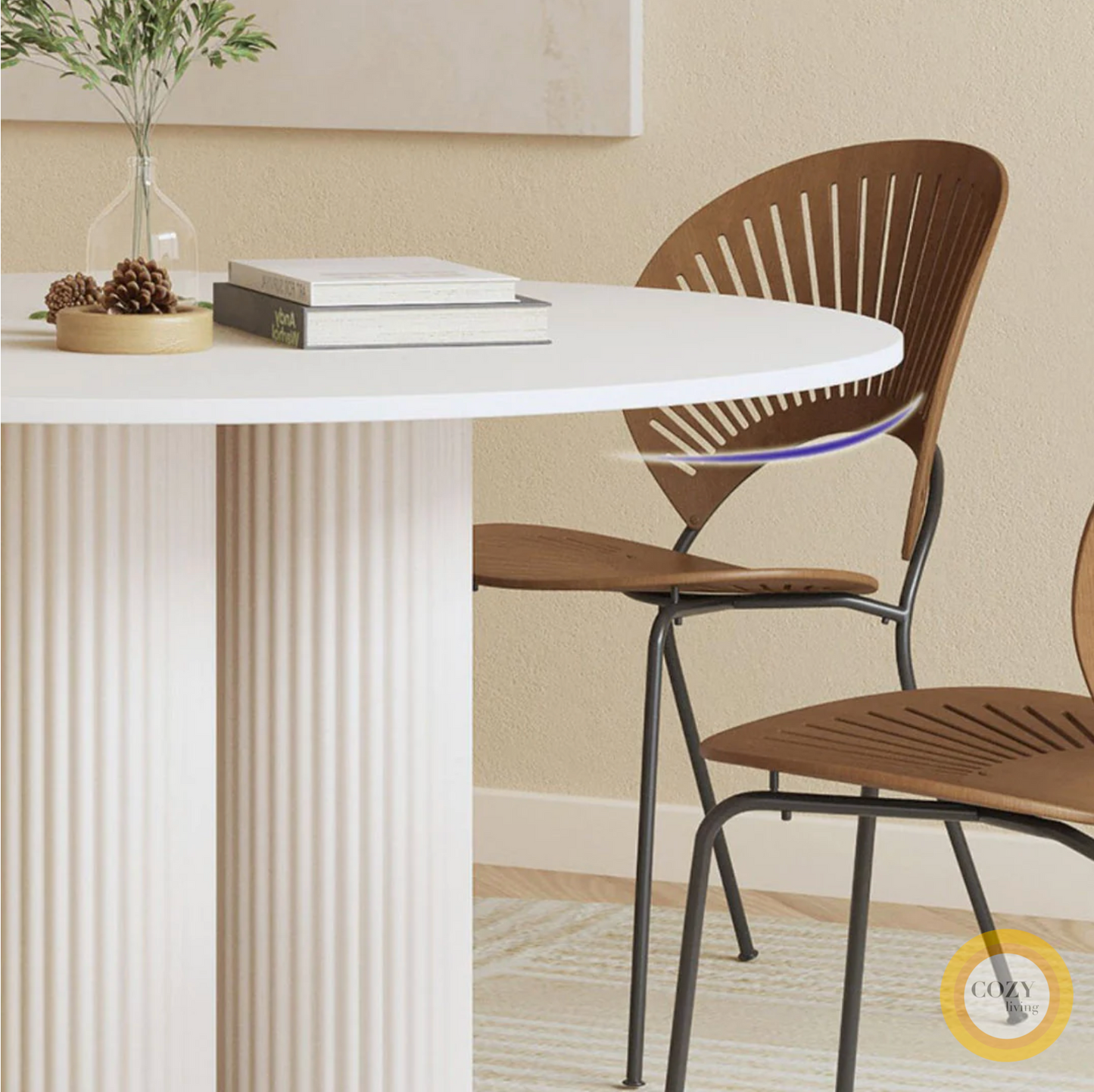 7 Brandi Italian Slate Round Table
