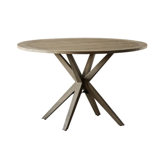 8 Chaffin solid wood round table