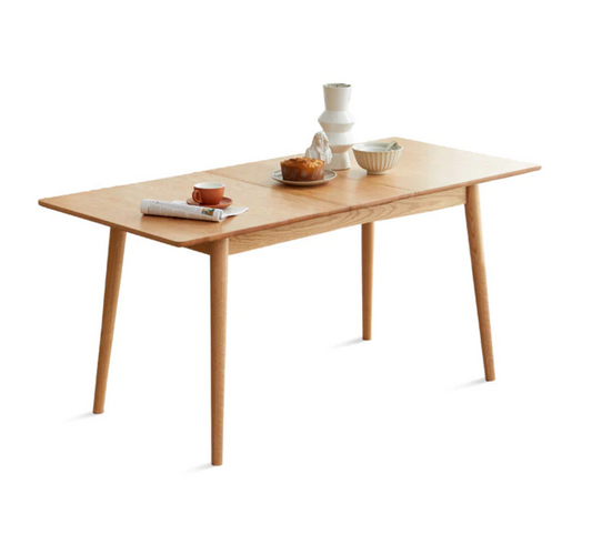 12 Fincham retractable solid wood table