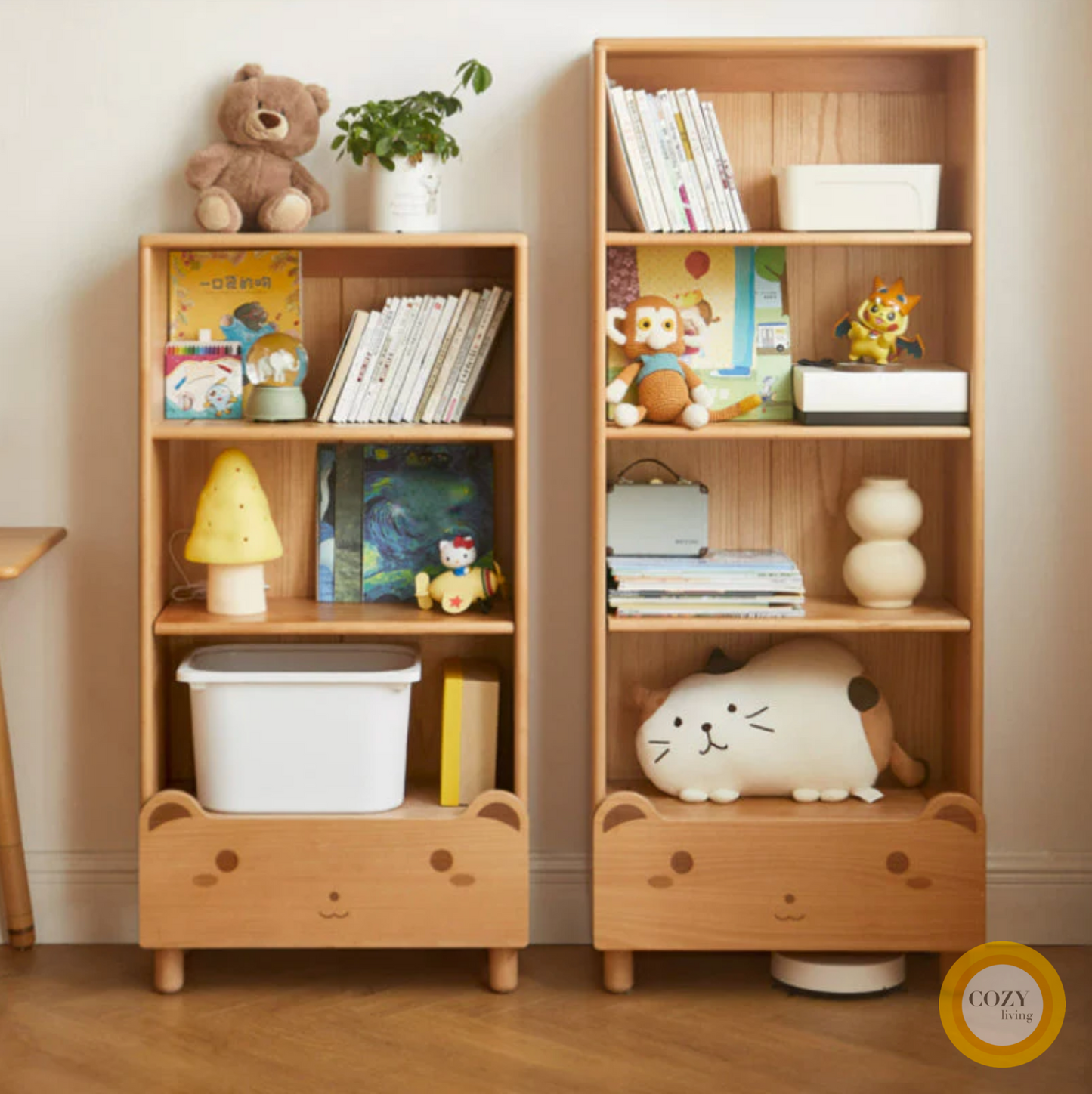 Winfred children's storage bookshelf