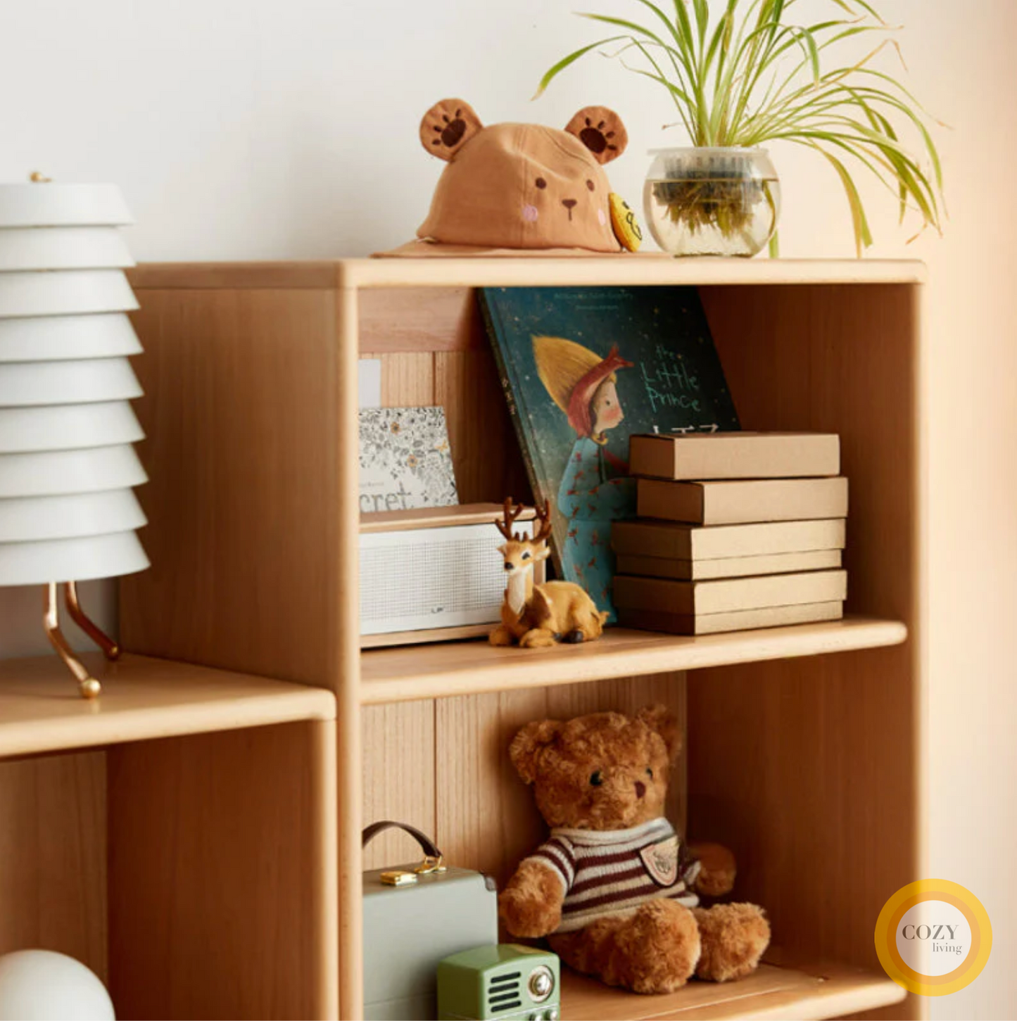 Winfred children's storage bookshelf