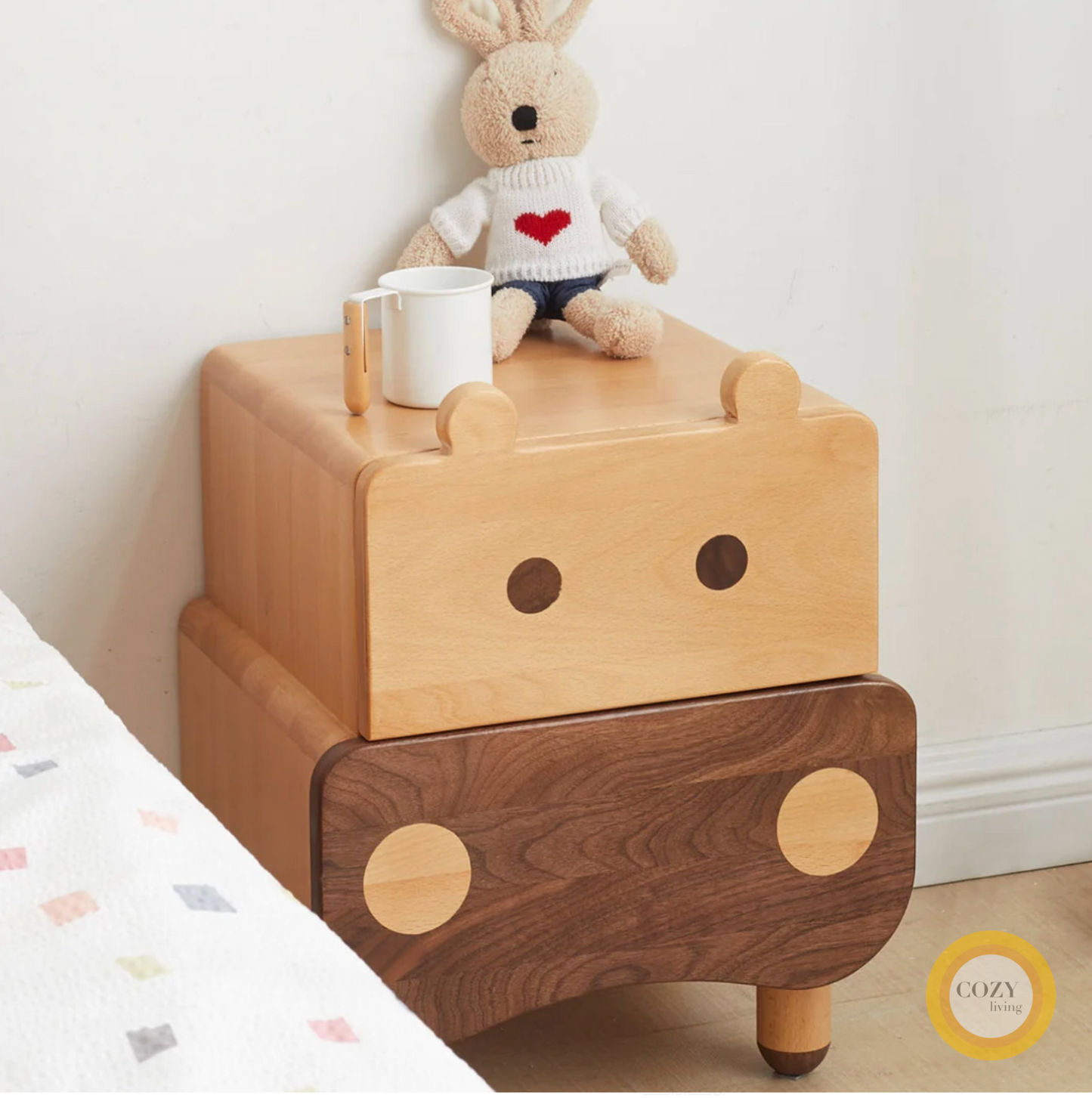 Mags hippopotamus bedside table