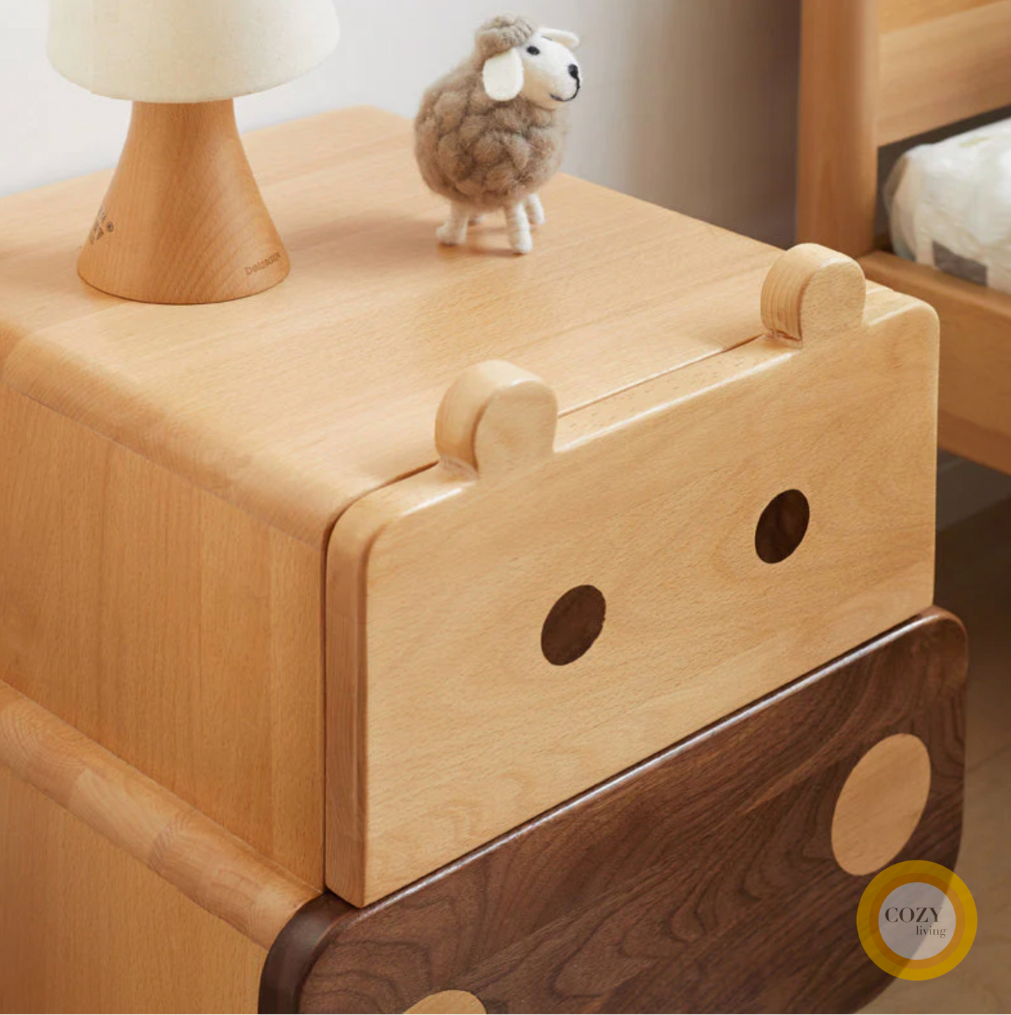 Mags hippopotamus bedside table