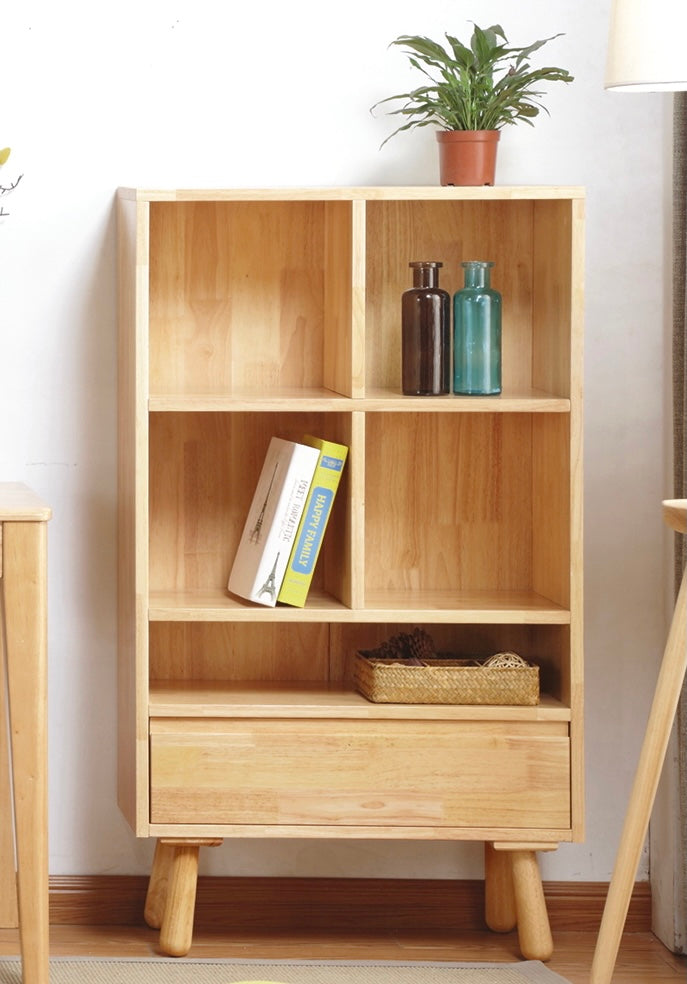 solid wood bookcase