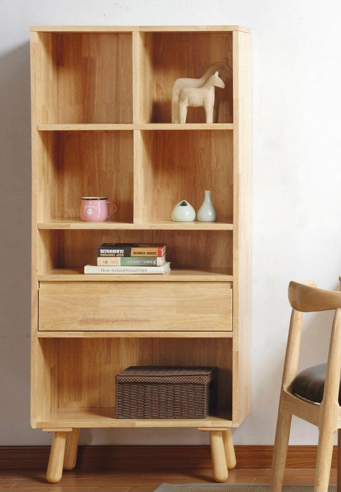 solid wood bookcase