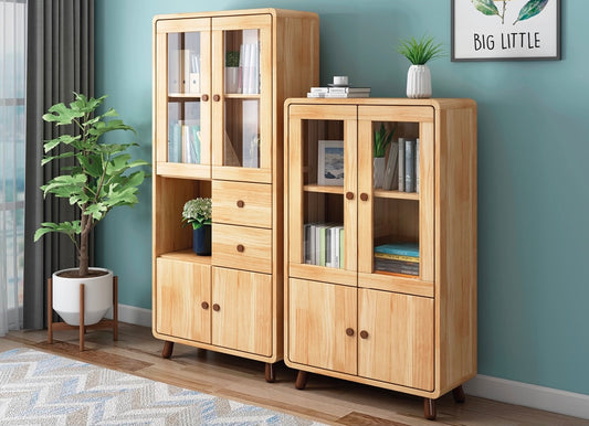 solid wood bookcase