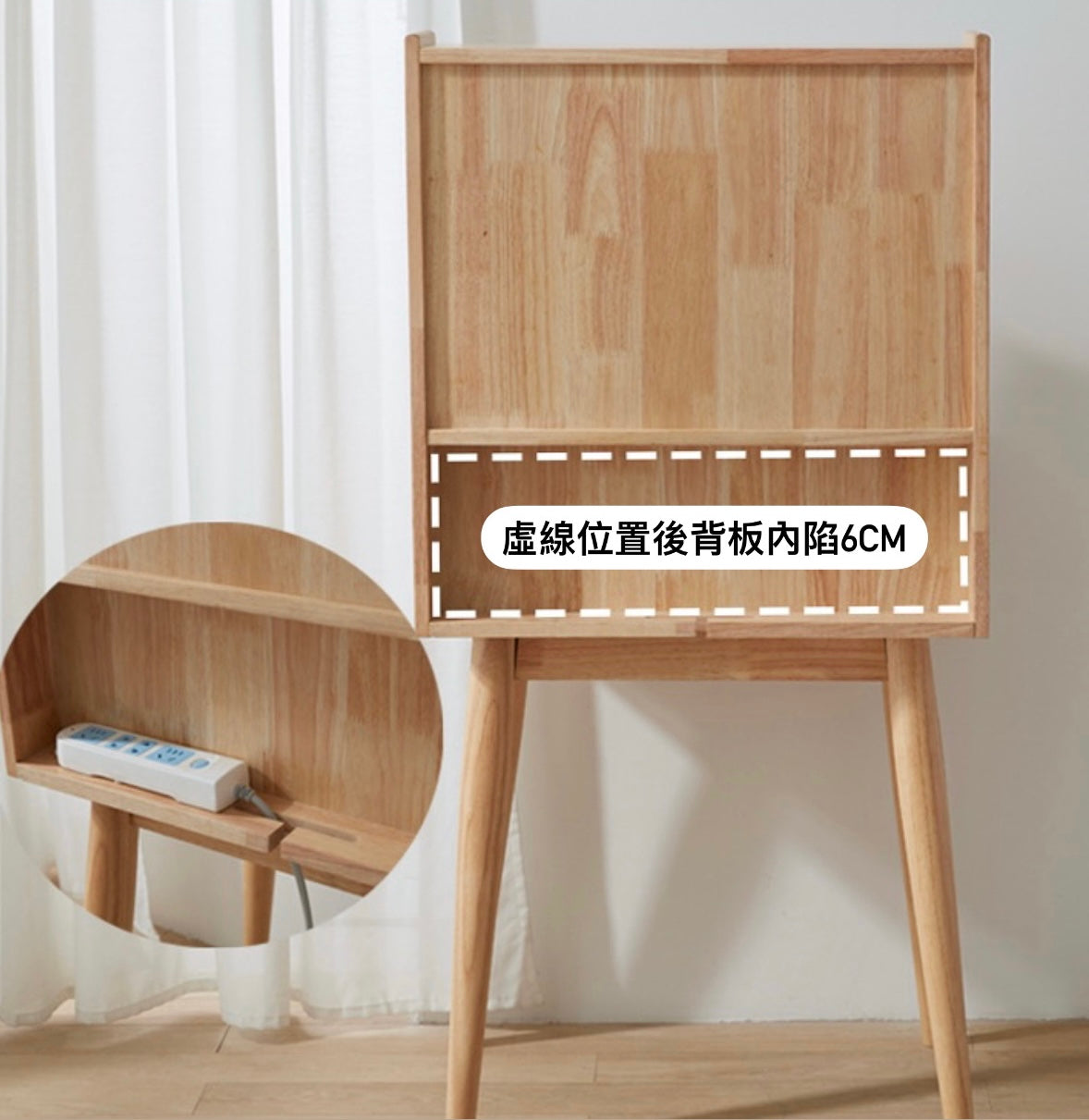 Solid wood dressing table D071
