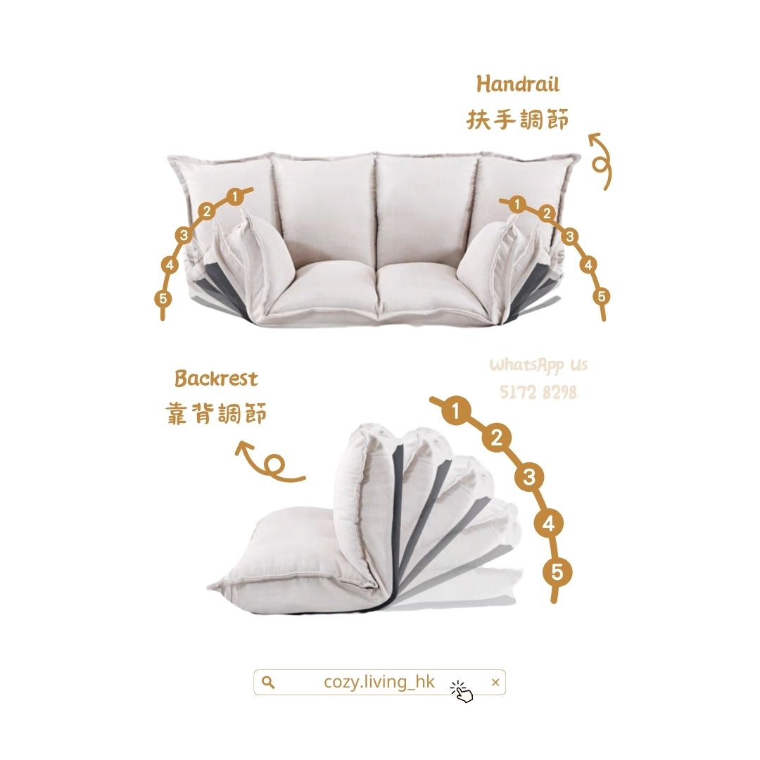 ๐๐๐๐ ๐๐๐๐๐๐ Linen Lazy Sofa