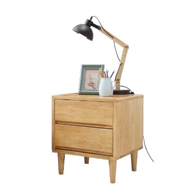 W22 solid wood bedside table