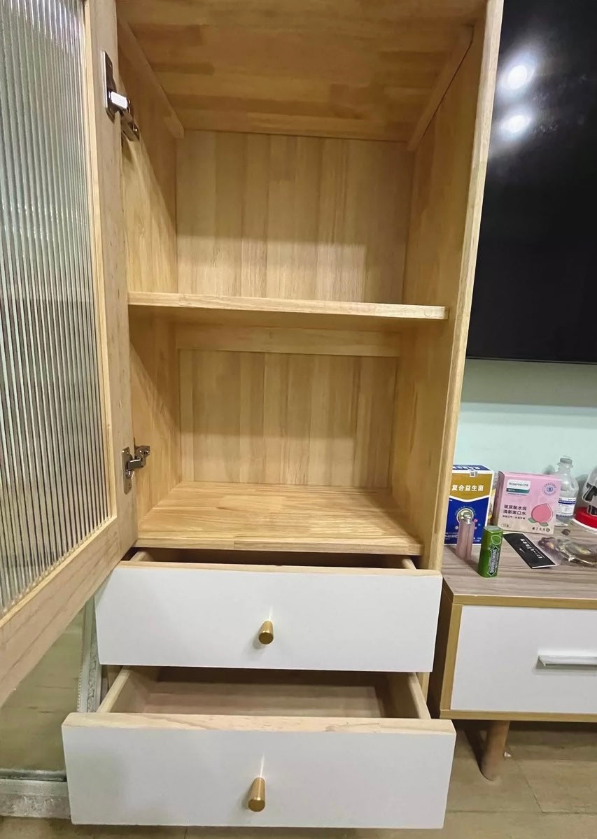 ๐๐๐๐ Nordic oak solid wood TV cabinet ๐ญ๐ฏ ๐๐๐๐ข๐ง๐๐ญ
