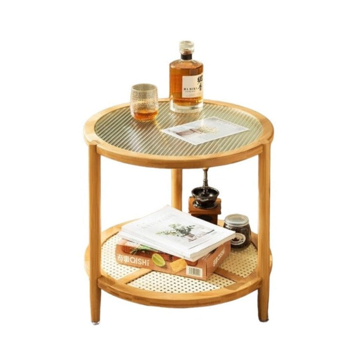rattan coffee table