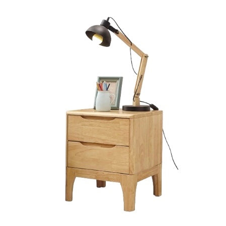 W25 solid wood bedside table