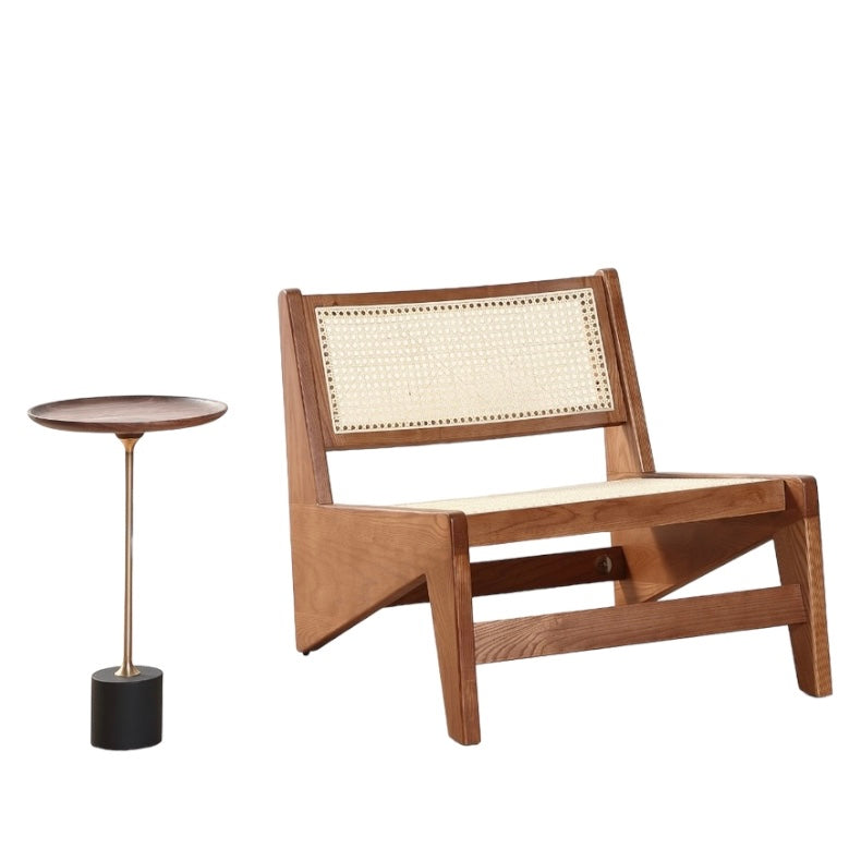 Decrescendo handmade rattan armchair