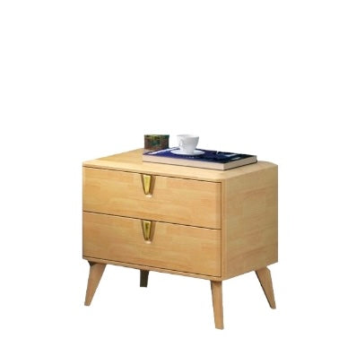 828 solid wood bedside table