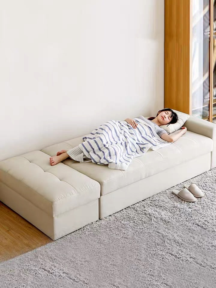 116 FÖRTE Japanese multifunctional tatami sofa bed with storage