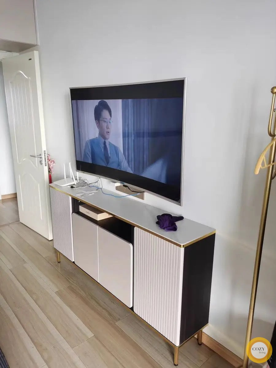 ๐๐๐๐ Nordic pure white floor-standing solid wood TV cabinet ๐ญ๐ฏ ๐๐๐๐ข๐ง๐๐ญ
