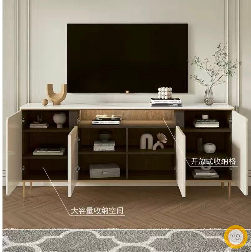๐๐๐๐ Nordic pure white floor-standing solid wood TV cabinet ๐ญ๐ฏ ๐๐๐๐ข๐ง๐๐ญ