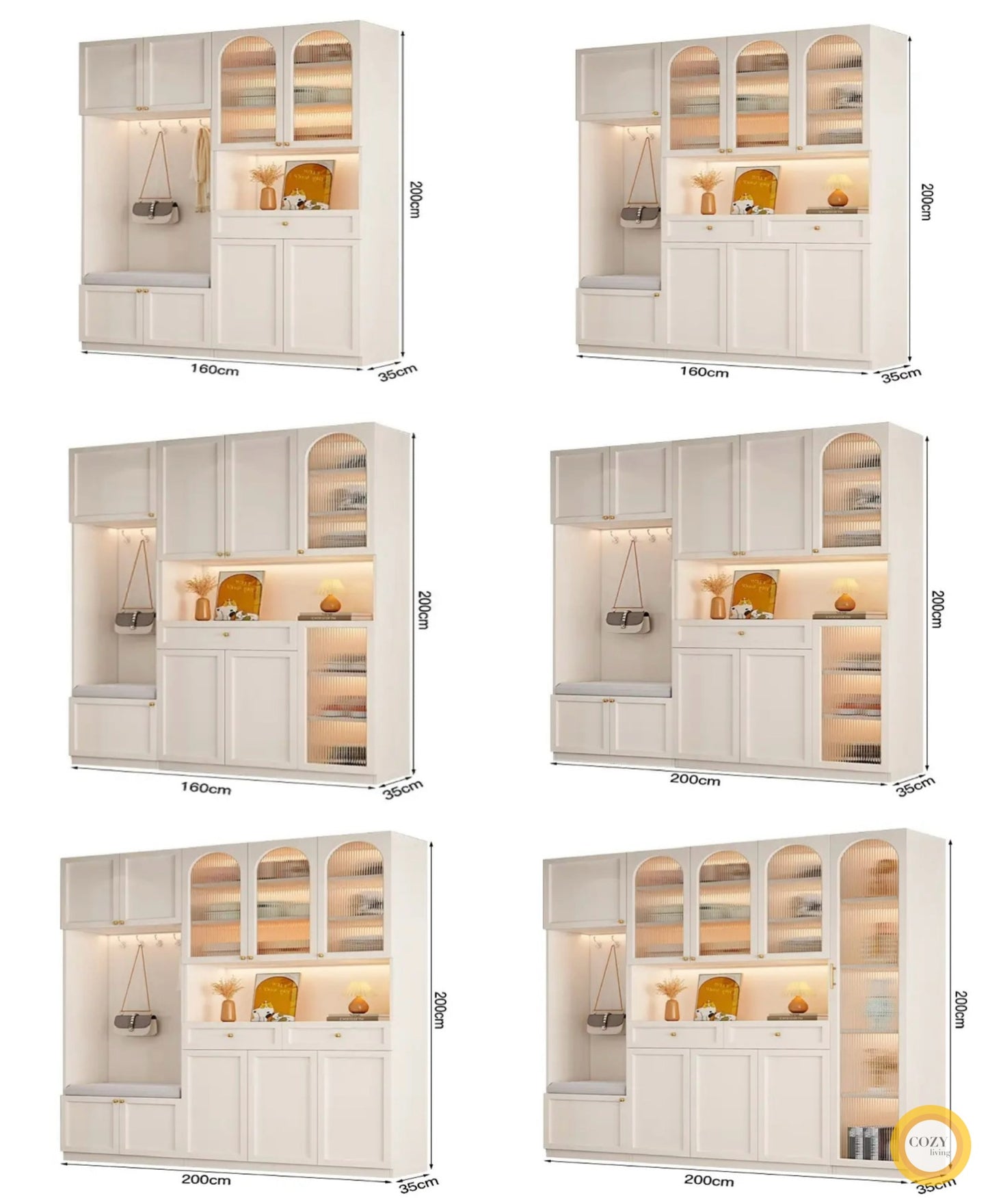 YF-2908 solid wood shoe cabinet