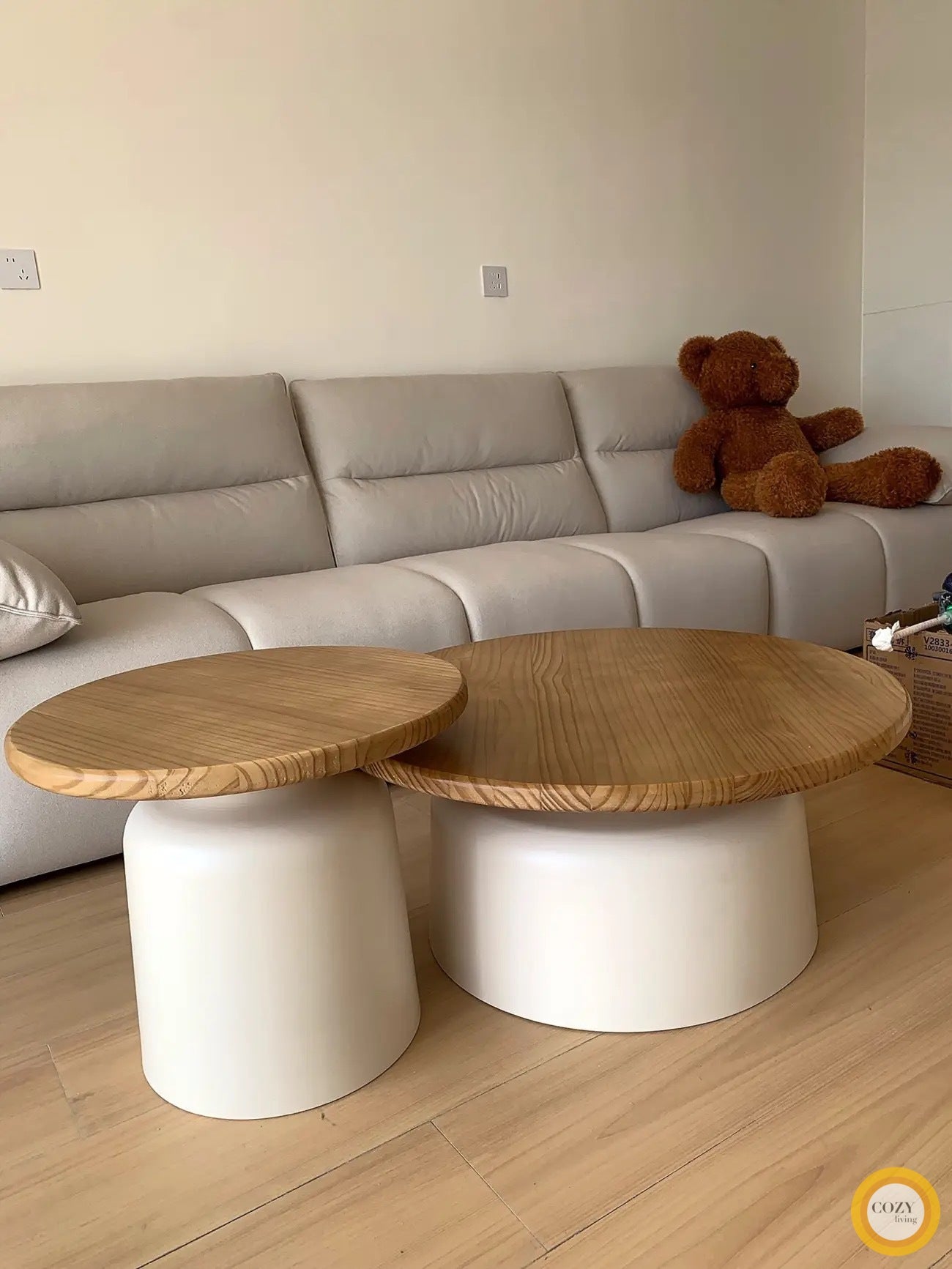 solid wood coffee table