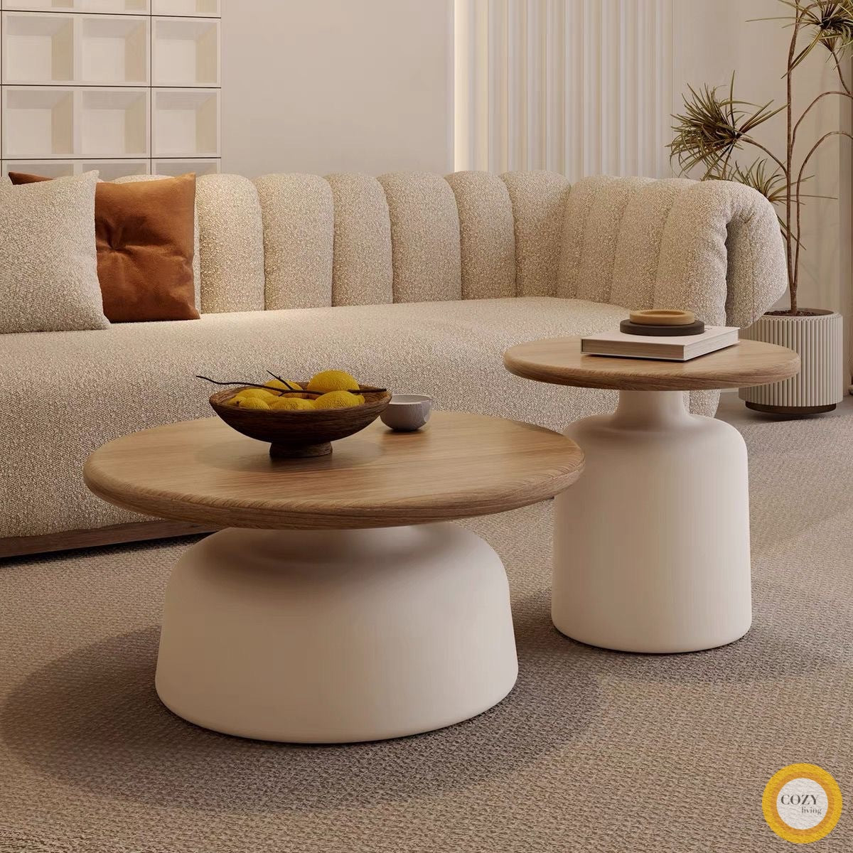 solid wood coffee table