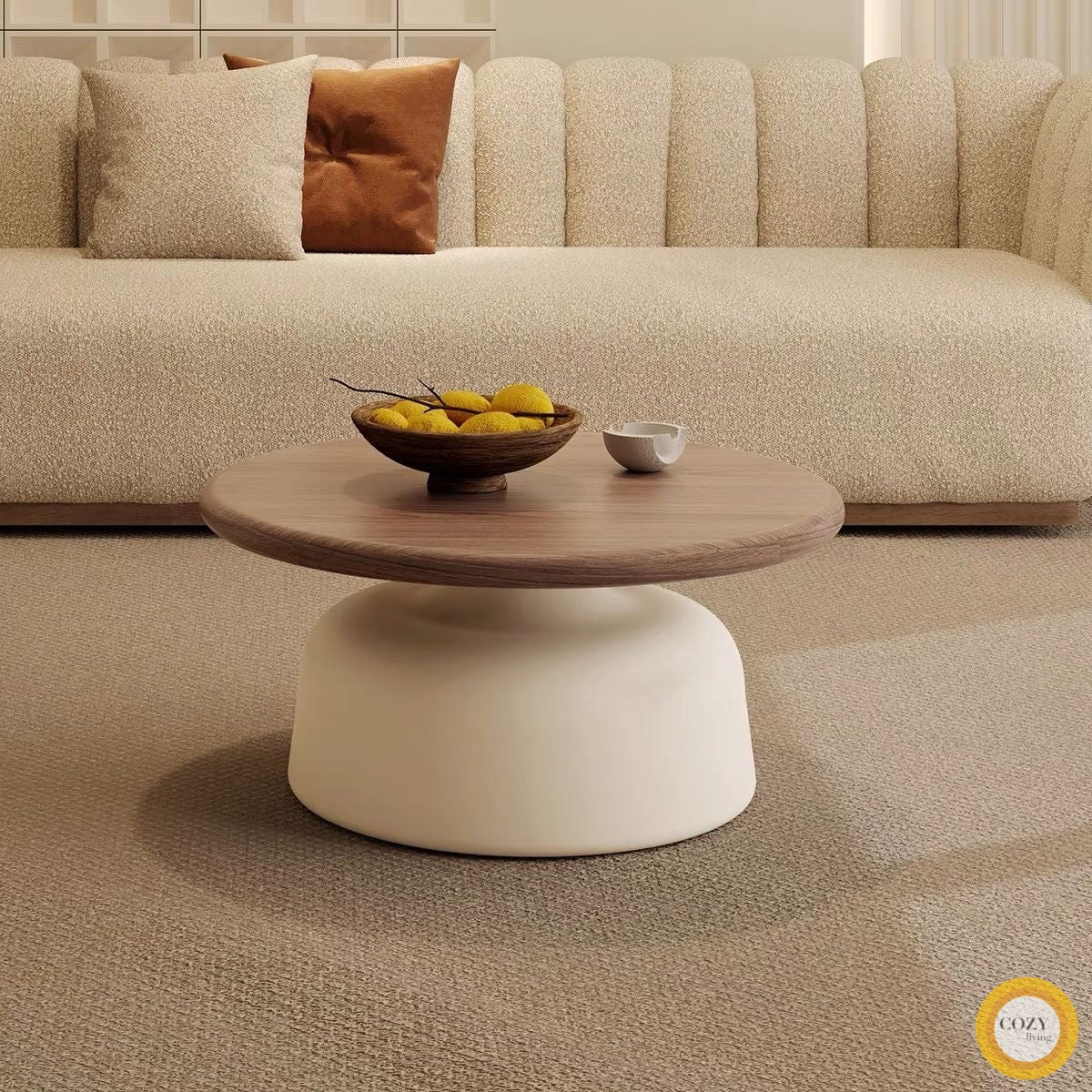 solid wood coffee table