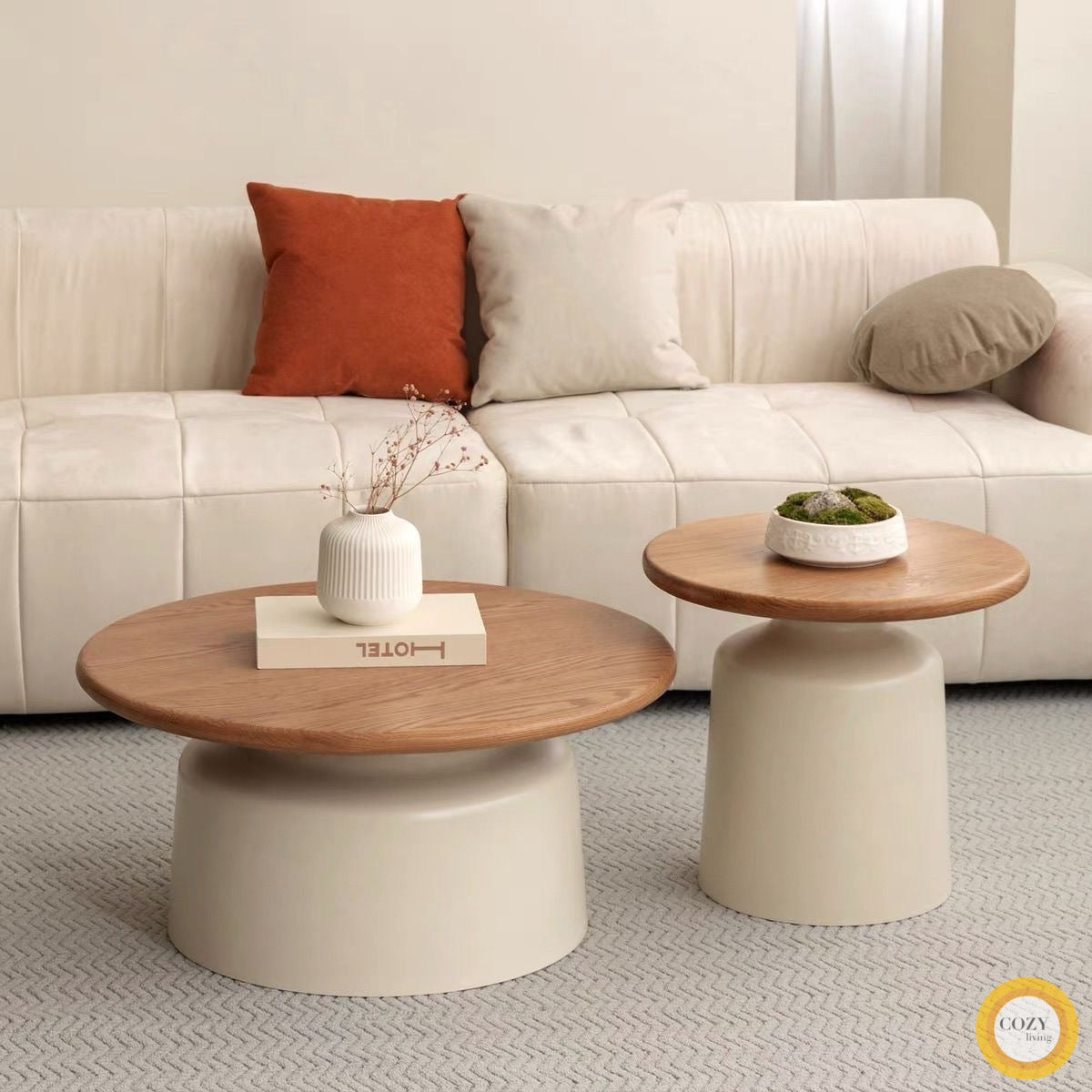 solid wood coffee table