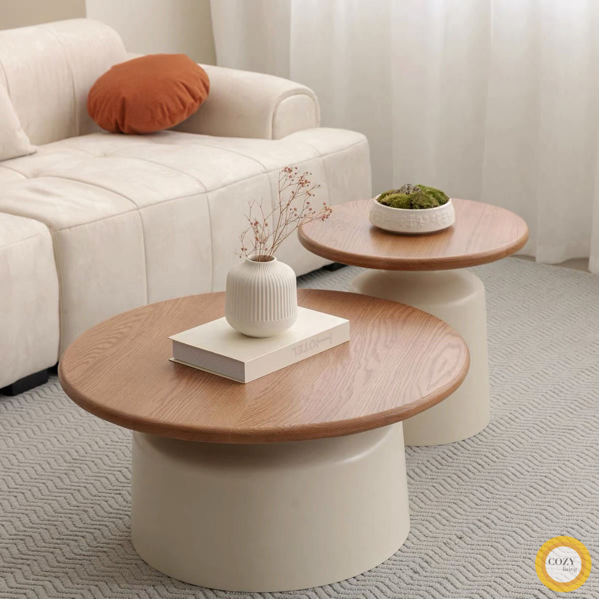 solid wood coffee table