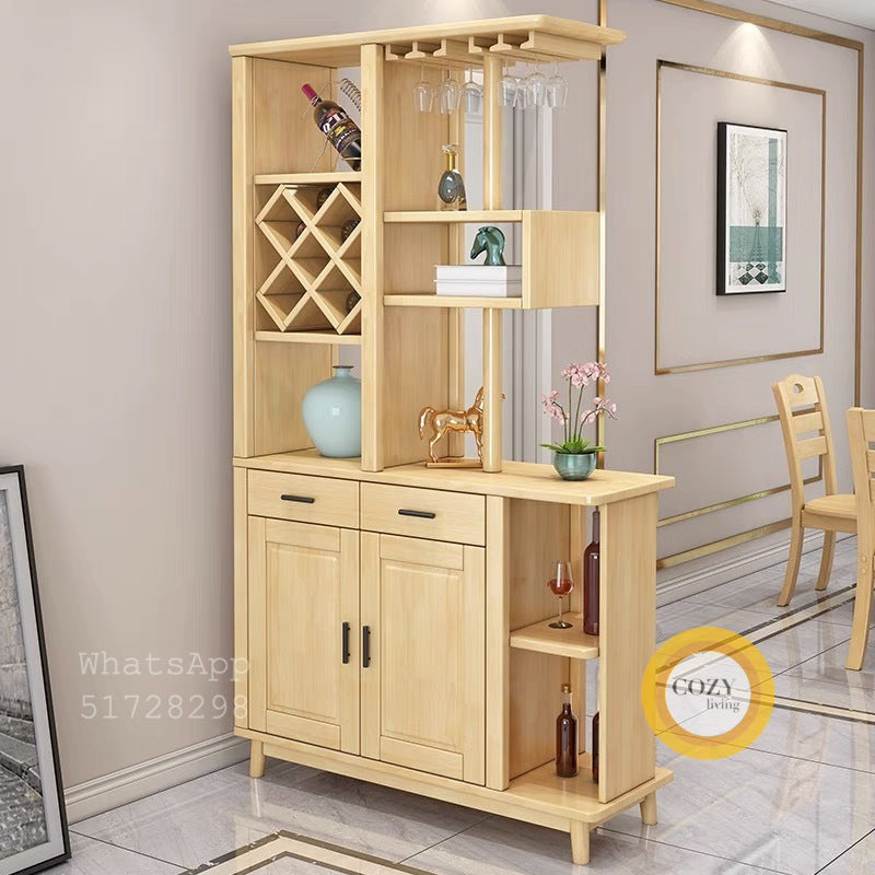 YF-325 solid wood hall cabinet
