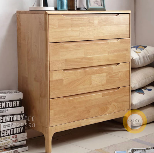 Peninsula solid wood chest of drawers