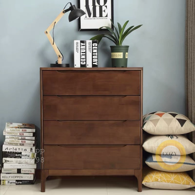 Peninsula solid wood chest of drawers