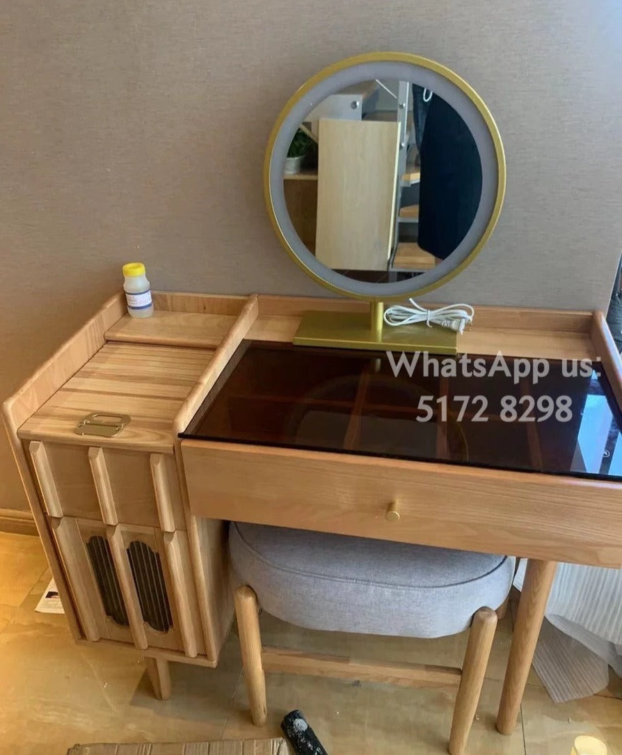 Solid wood dressing table D070
