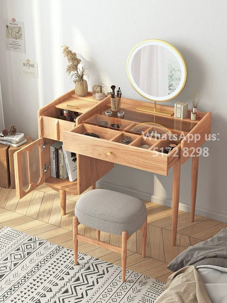 Solid wood dressing table D070