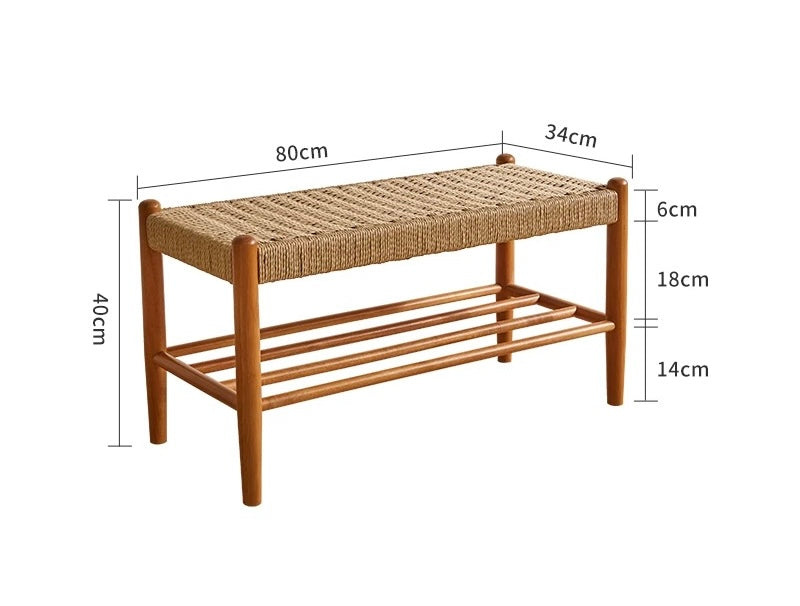 Pine shoe cabinet
