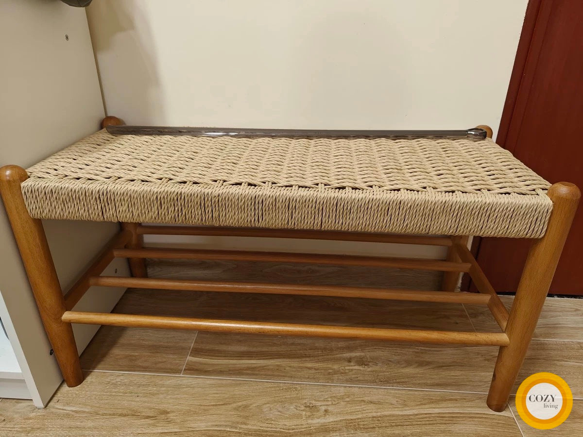 Pine shoe cabinet