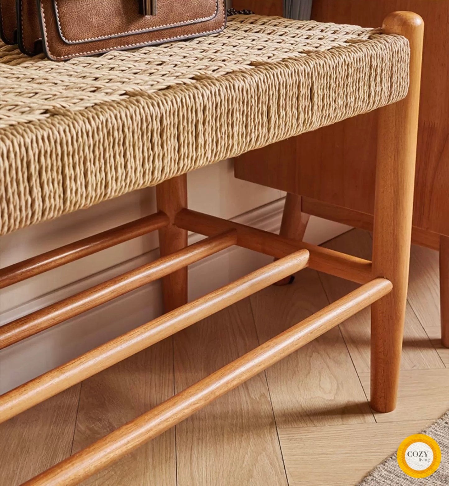Pine shoe cabinet