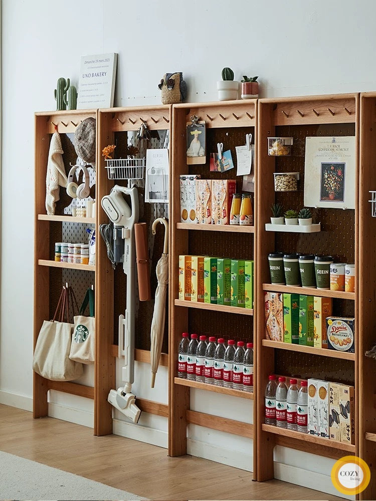 solid wood revolving bookshelf