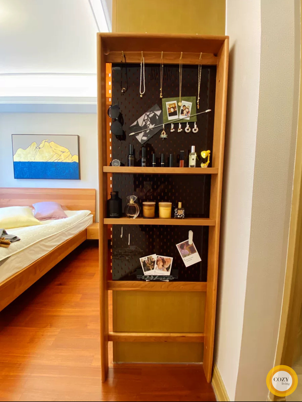 solid wood revolving bookshelf
