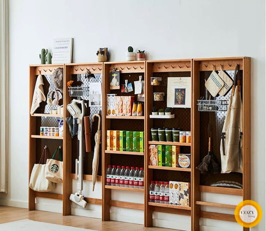 solid wood revolving bookshelf