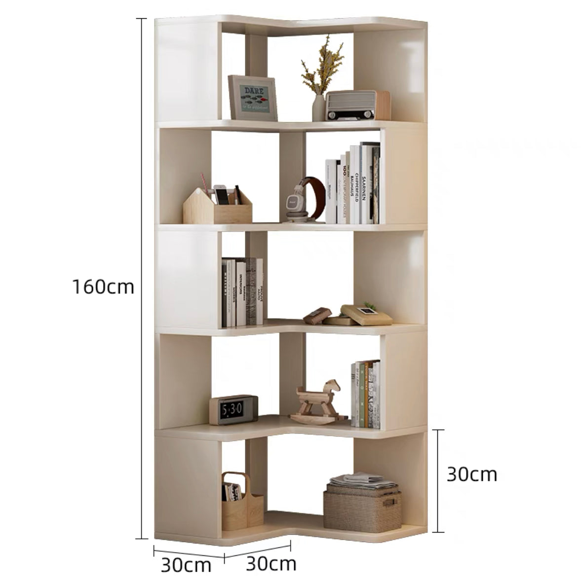 Simple corner cabinet