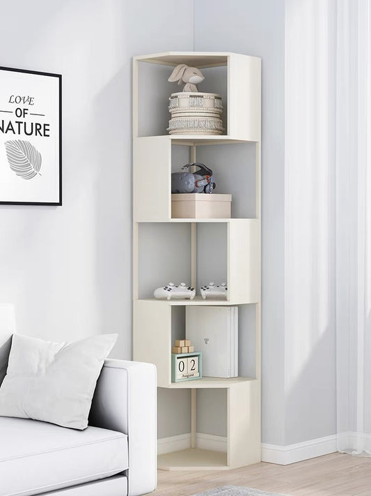 Industrial style corner shelf