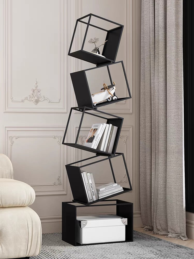 Industrial style corner shelf