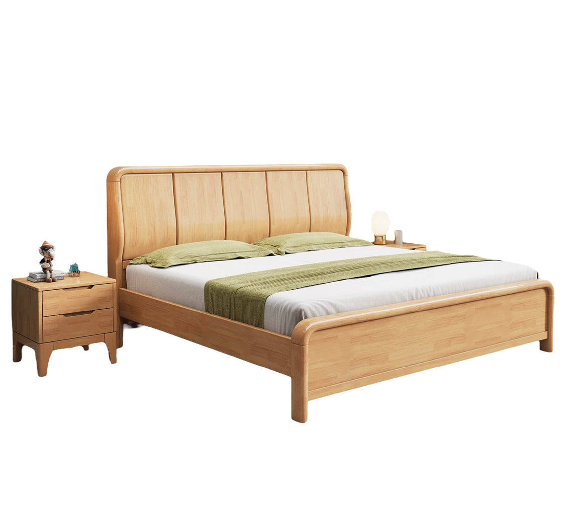 816 solid wood bed