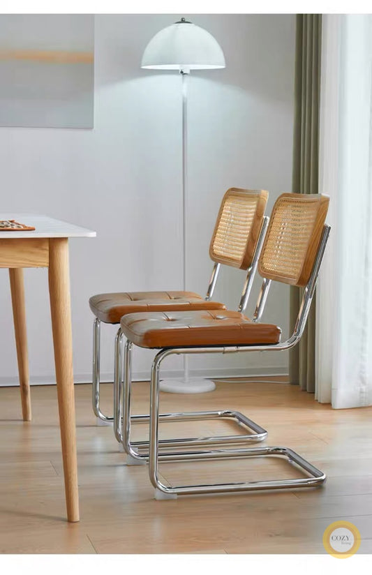 𝐍𝐨𝐫𝐝𝐢𝐜 藤編鐵架椅