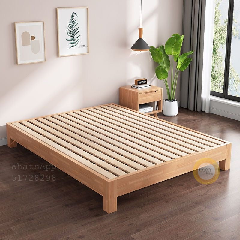 Tatami solid wood bed can be customized