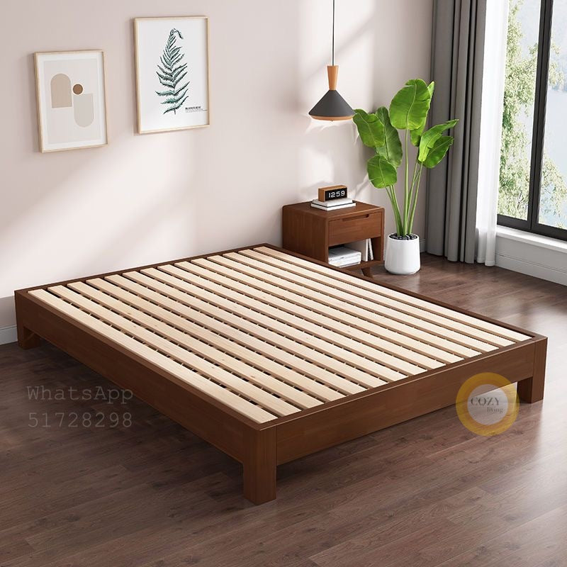 Tatami solid wood bed can be customized