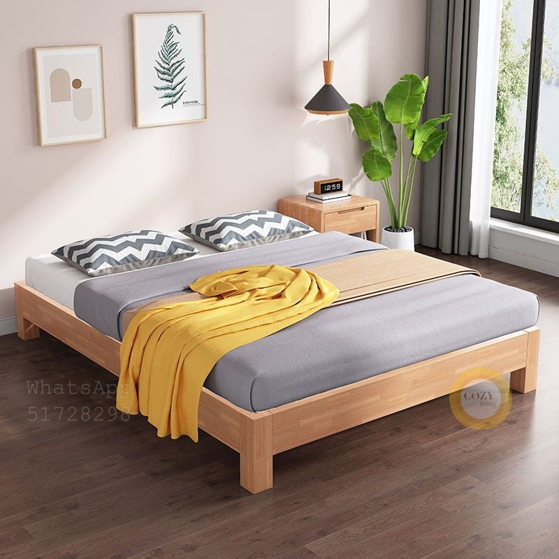 Tatami solid wood bed can be customized