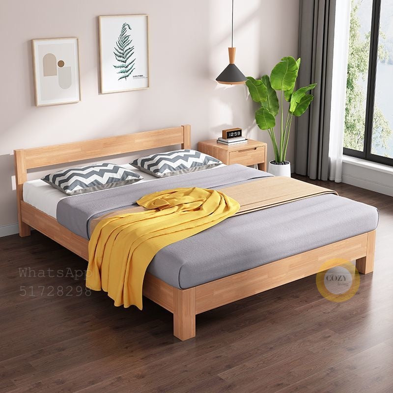 Tatami solid wood bed can be customized