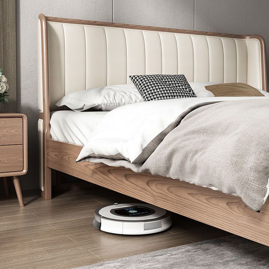 YF-2116 piano key solid wood bed