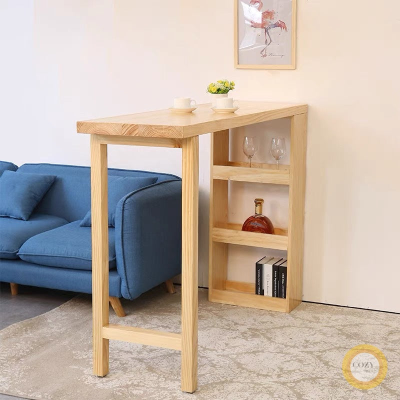 solid wood bar